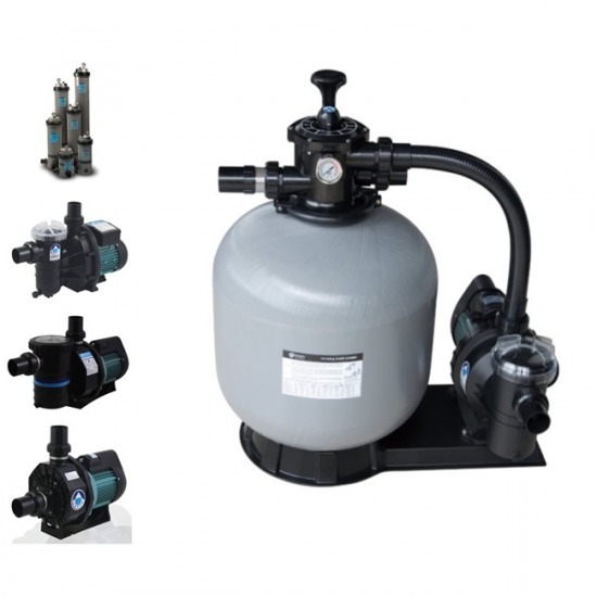 ชุดถังกรองทรายพร้อมปั๊มสระว่ายน้ำ (Swimming Pool Sand Filter System)